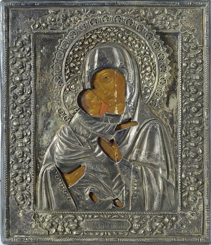 Madonna and Child by Russian School