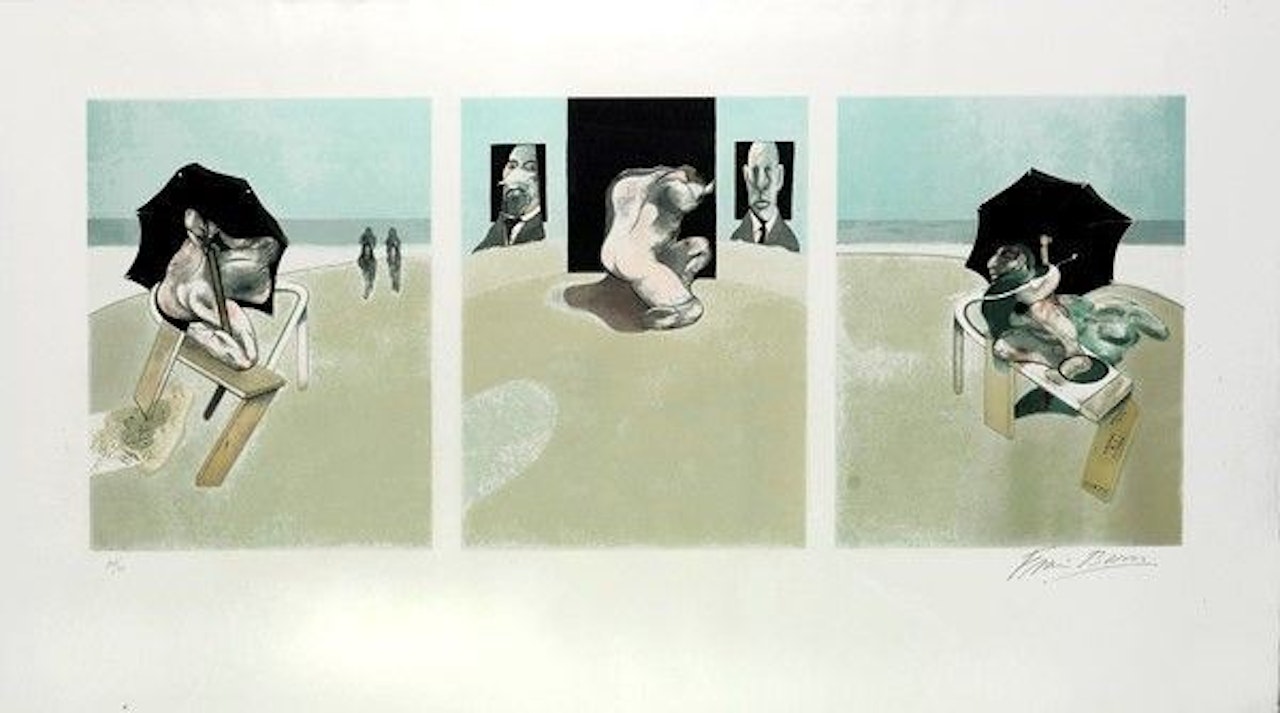 Triptych 1974-77 by Francis Bacon