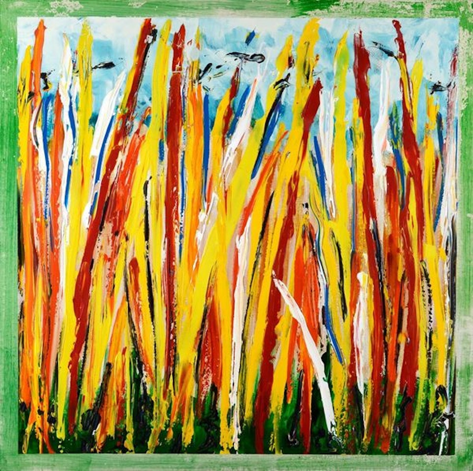 X Campo by Mario Schifano