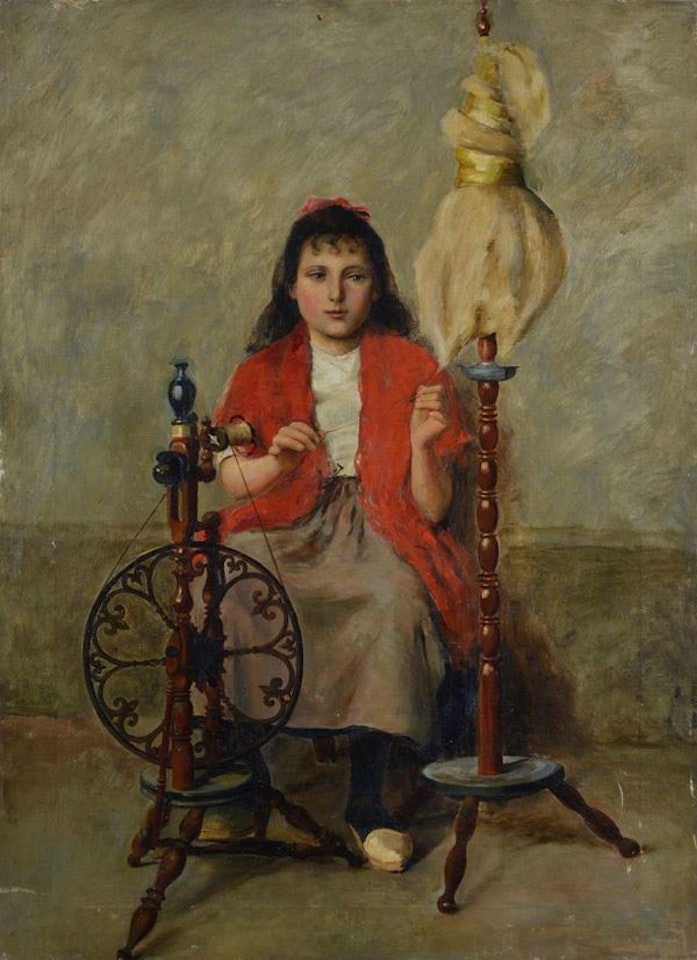 The little spinner by Luigi Bechi