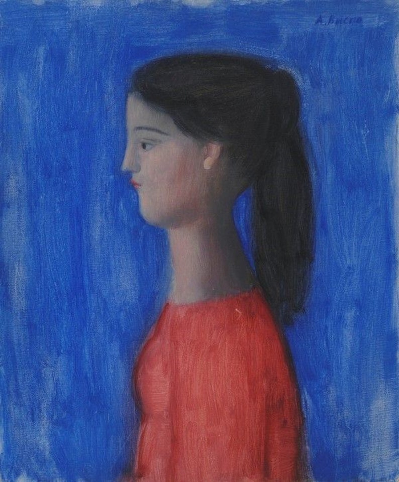 Profile of a woman by Antonio Bueno
