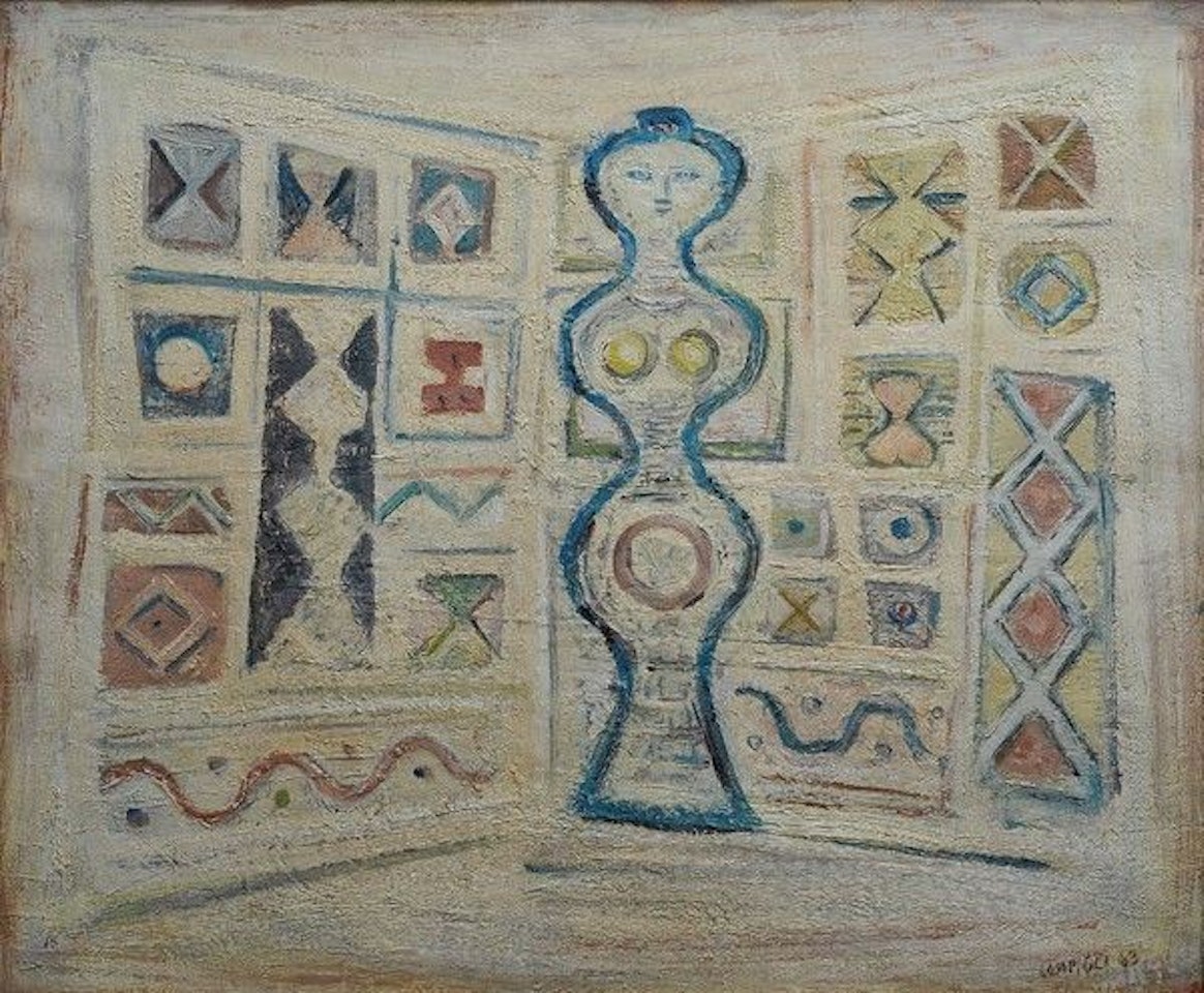 The chessboard by Massimo Campigli