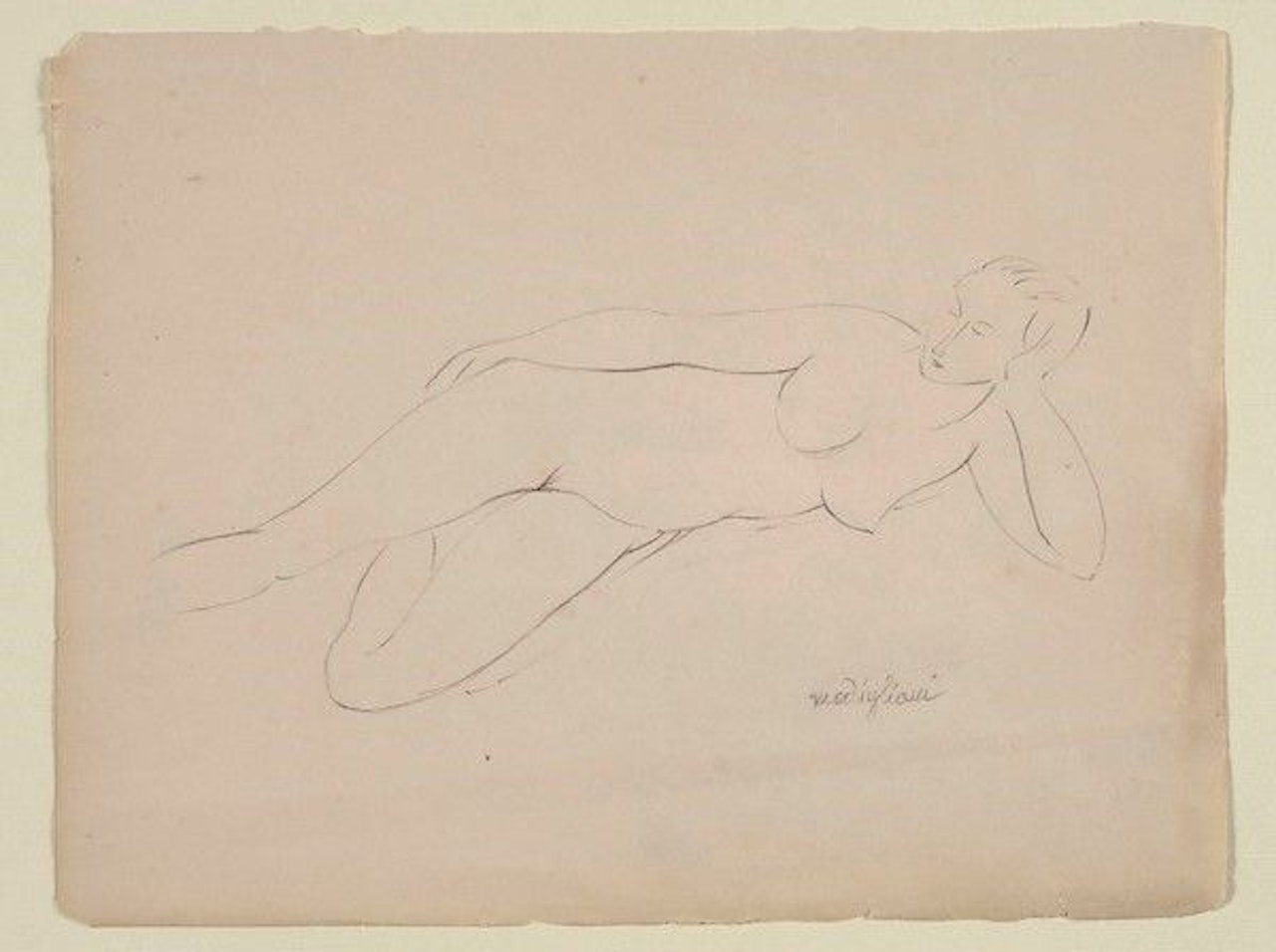 Reclining Nude by Amedeo Modigliani
