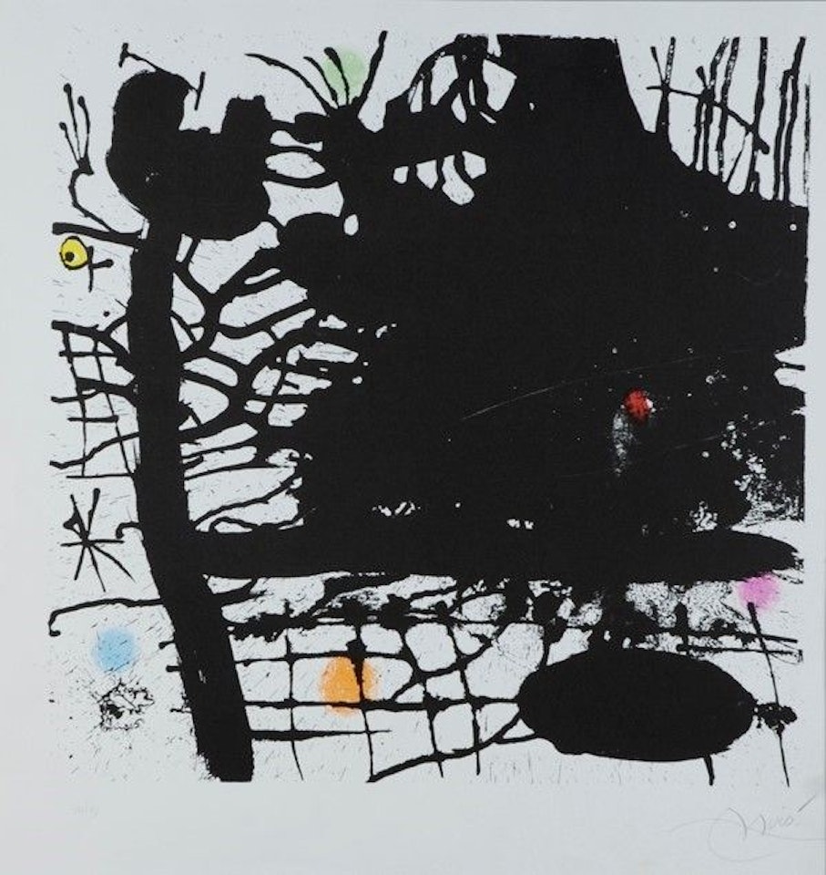 The tentacle night by Joan Miró