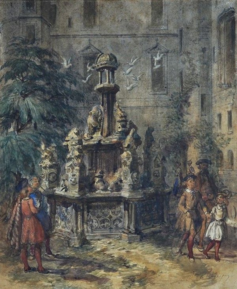 Fountain by French School