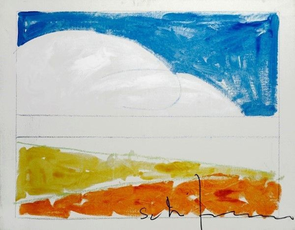 Anemic landscape by Mario Schifano