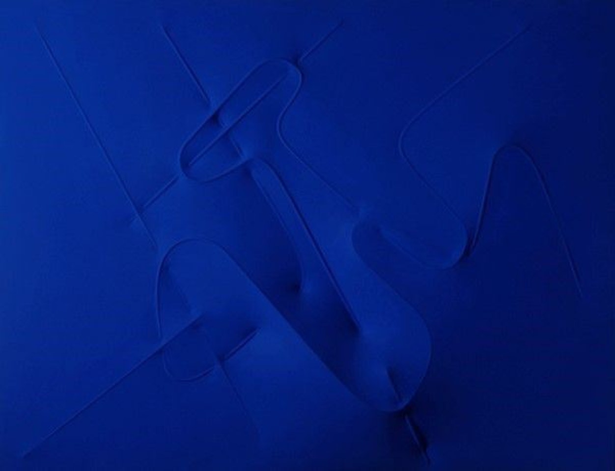 Blue by Agostino Bonalumi