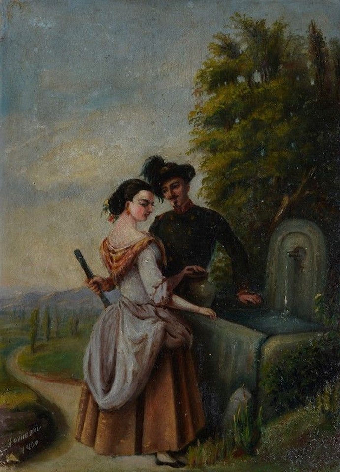 Lovers by French School