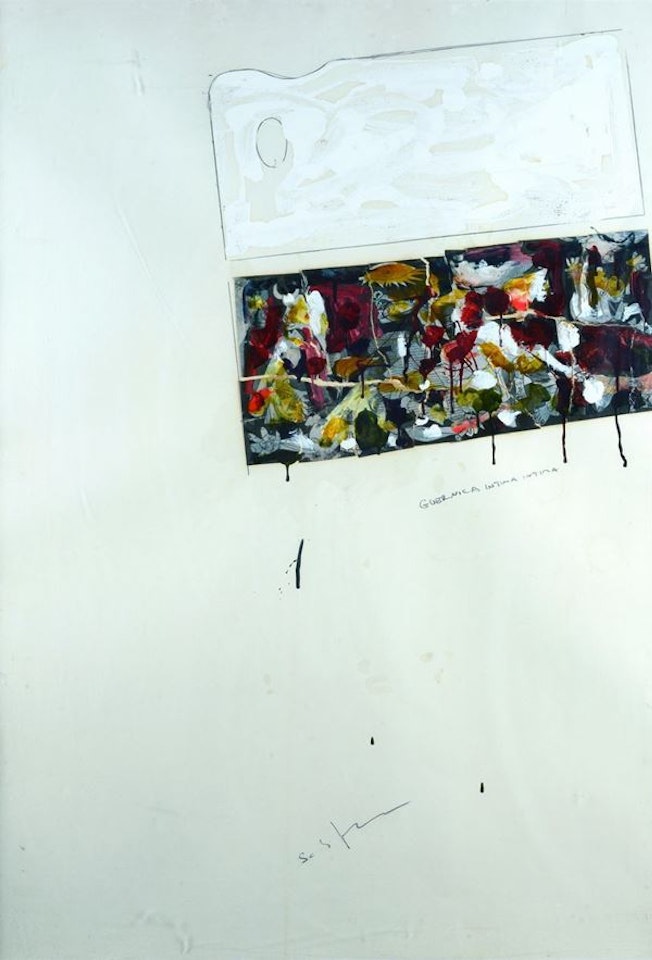 Intimate intimate guernica by Mario Schifano