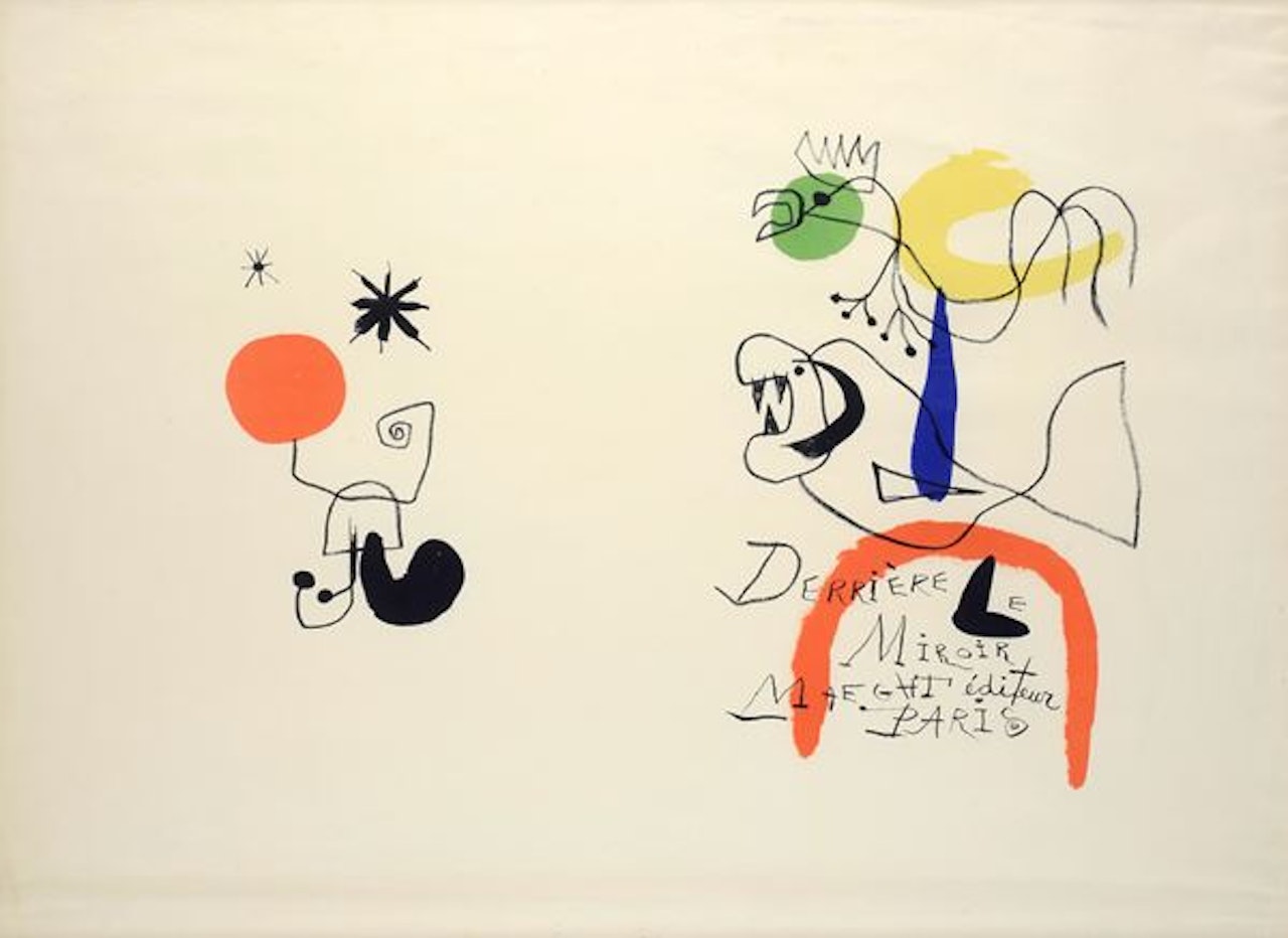 Derrier le miroir by Joan Miró