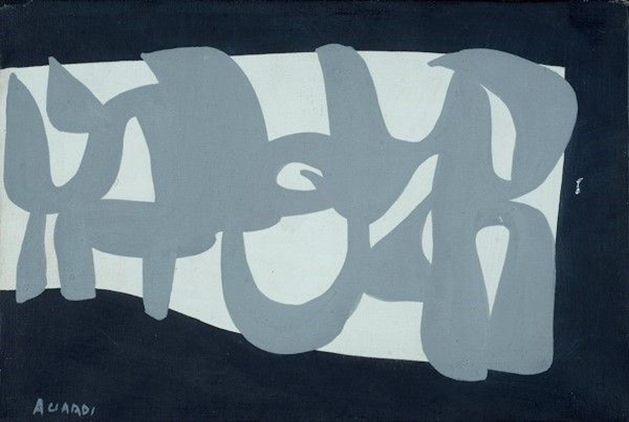 4 small shapes n. 2 (Fragment) by Carla Accardi
