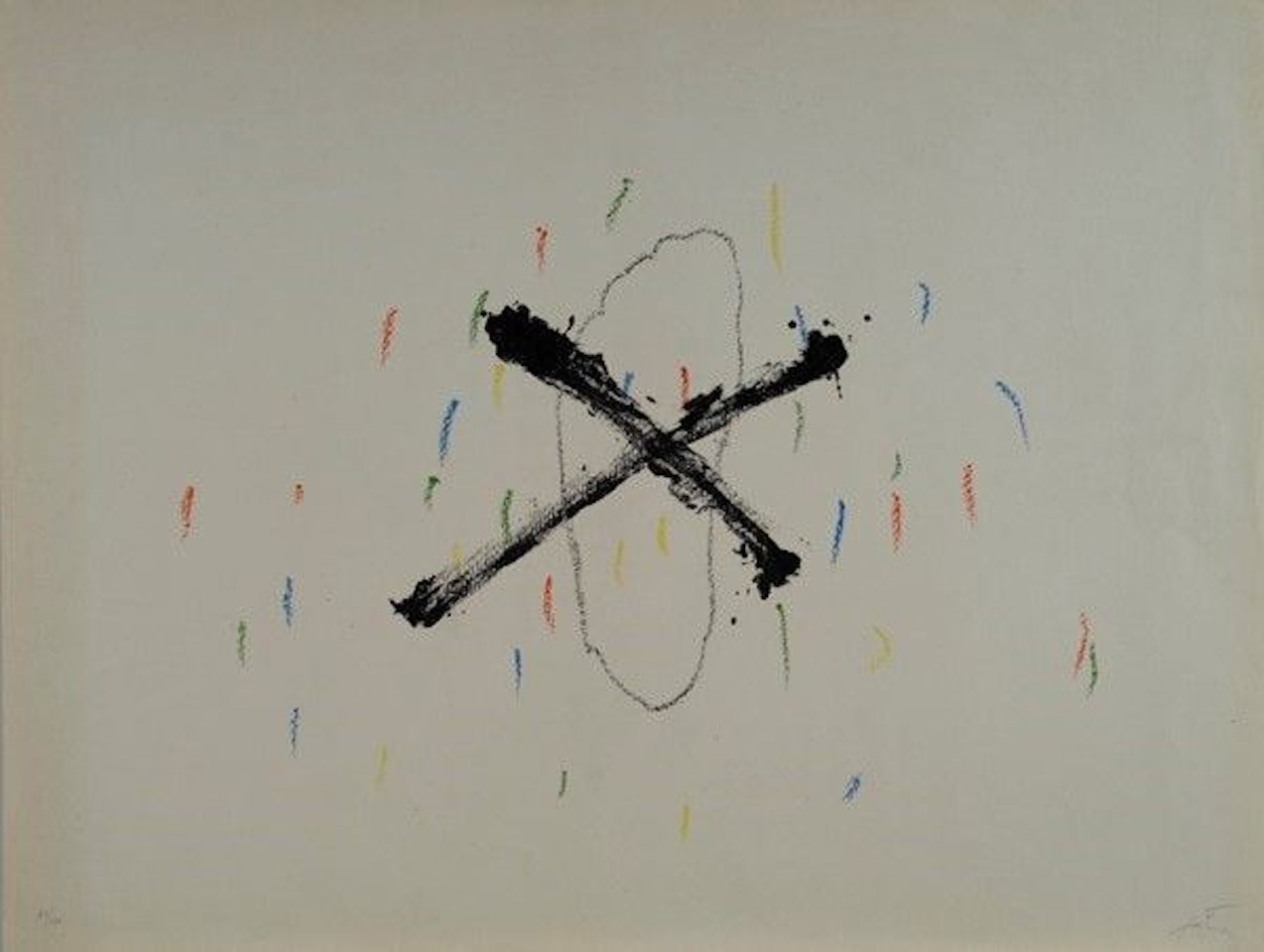 Untitled by Antoni Tapies