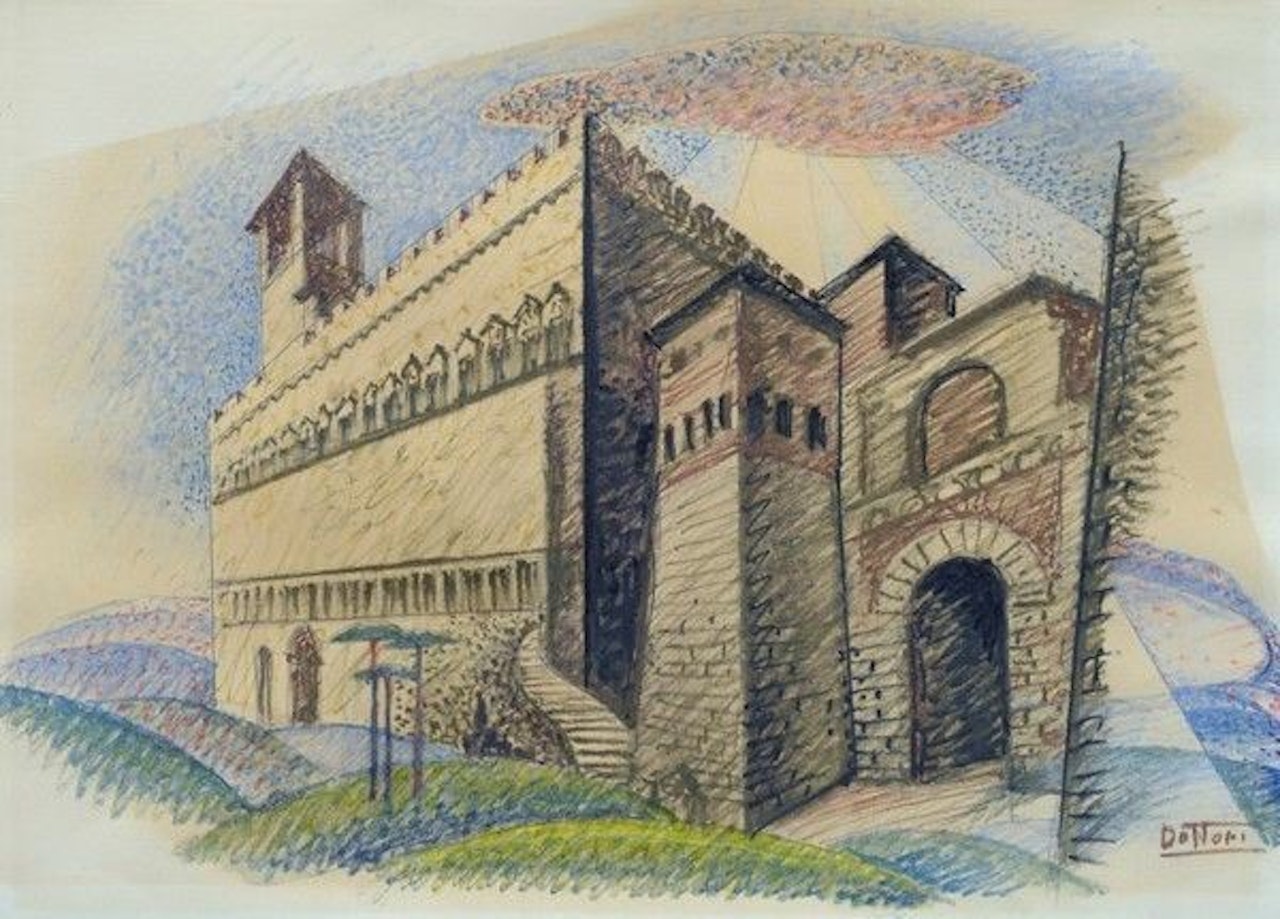 Synthesis of Perugia by Gerardo Dottori