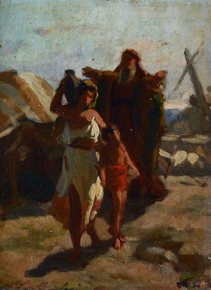 Biblical figures by Luigi Bechi