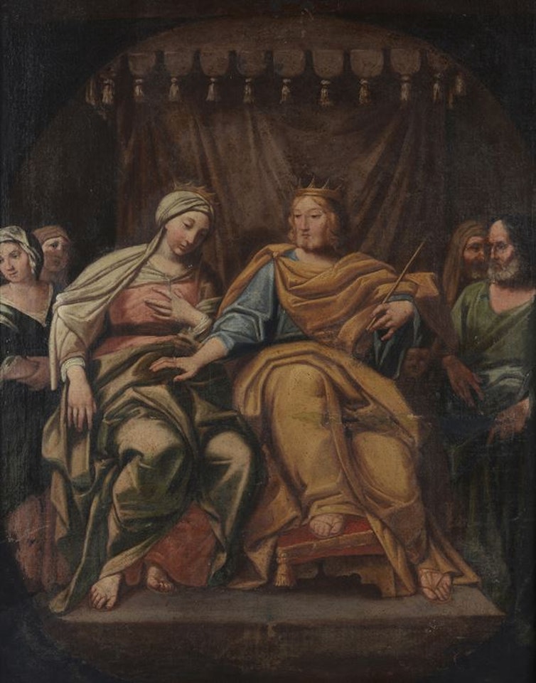 Bathsheba and Solomon (from Domenichino) by Roman School