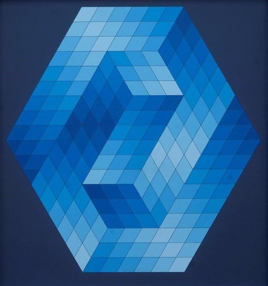 Gestalt-Emer by Victor Vasarely