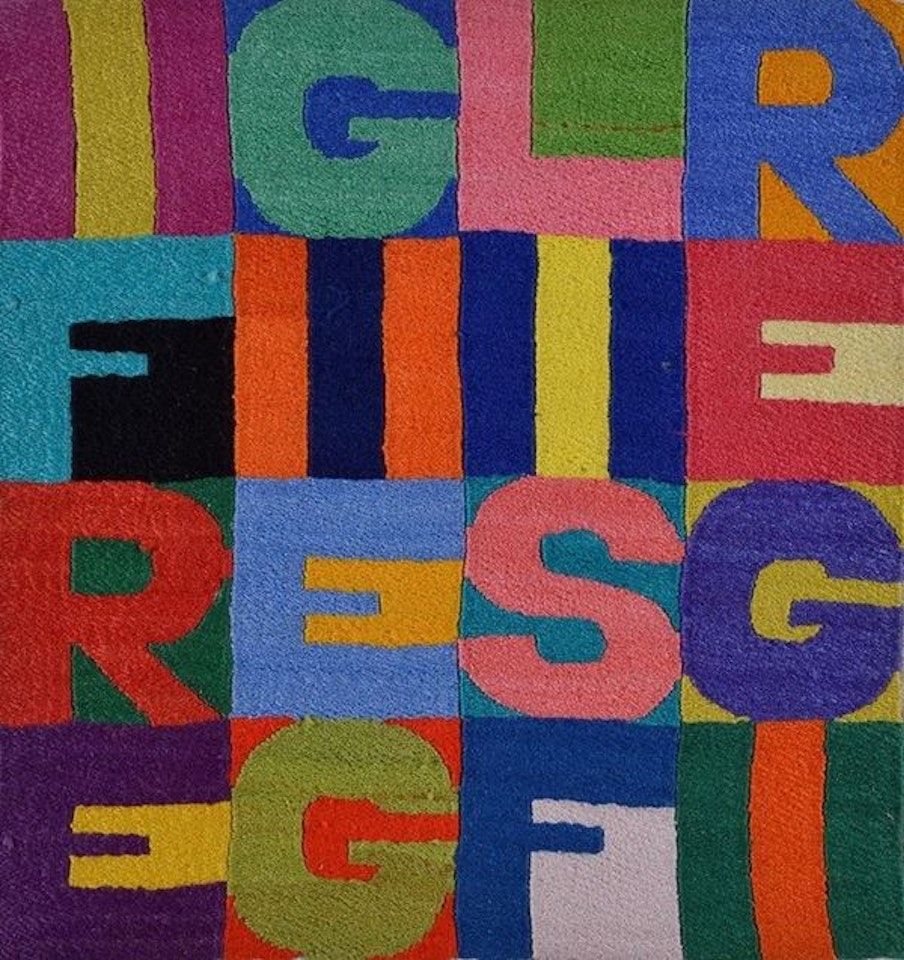 The friezes and scars by Alighiero Boetti