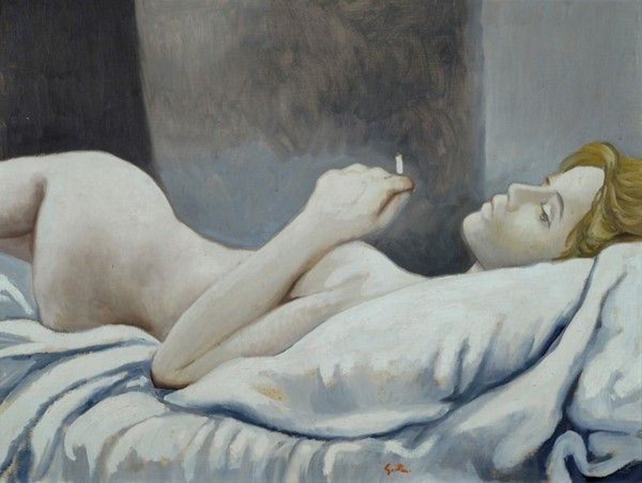 Reclining woman by Renato Guttuso
