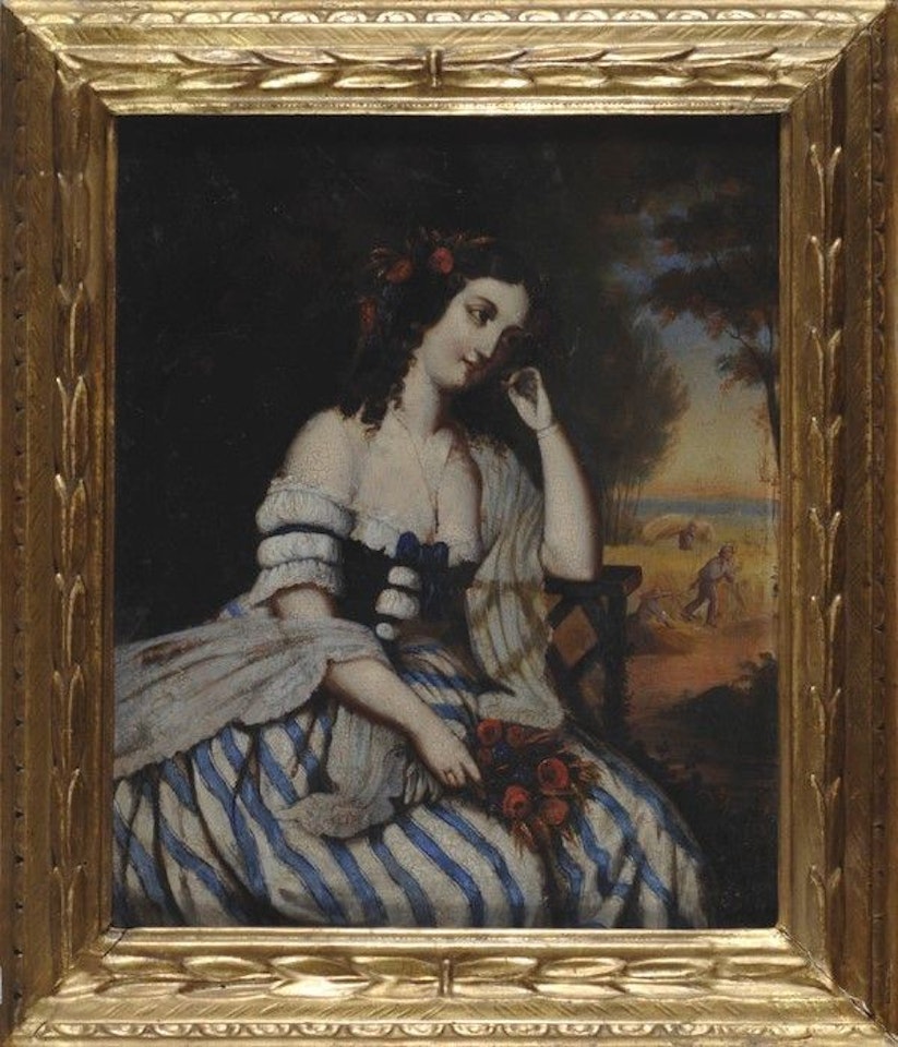 Portrait of a girl by French School