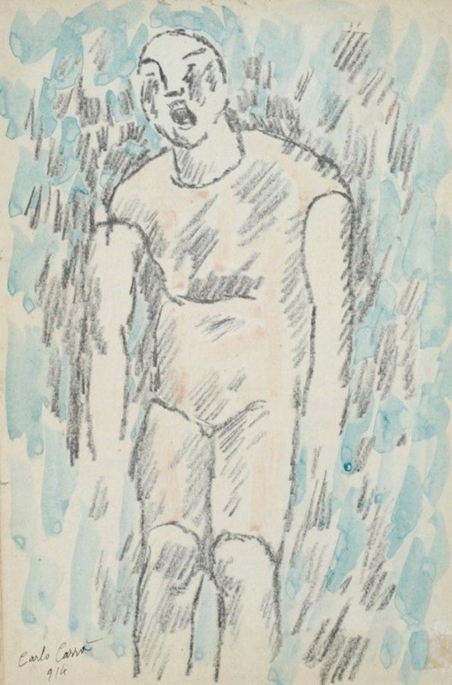Bather by Carlo Carra
