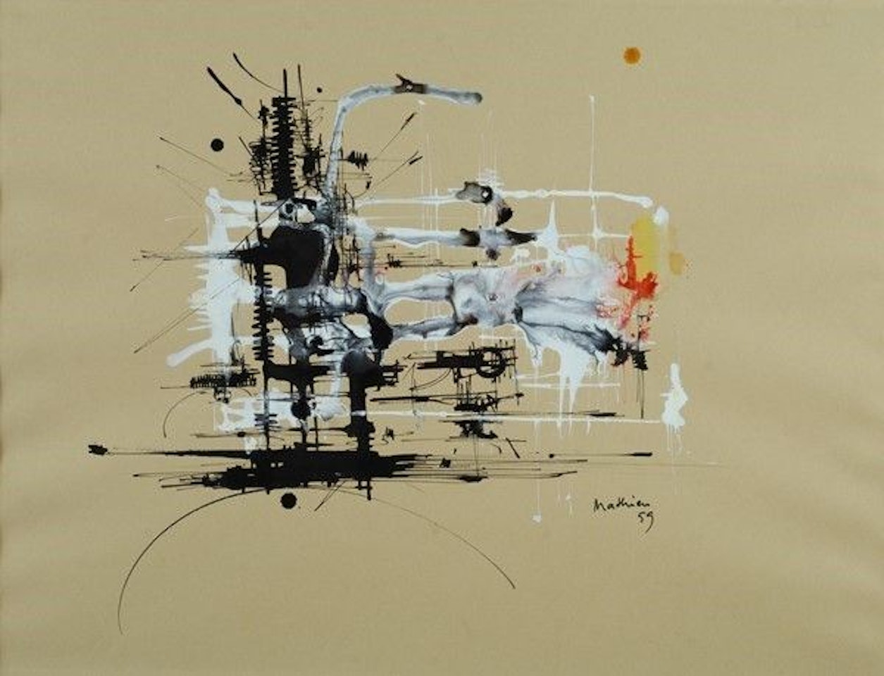Untitled by Georges Mathieu