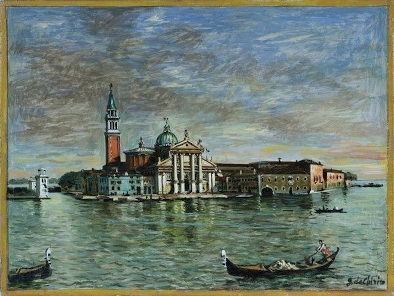 Venice, Island of San Giorgio by Giorgio de Chirico