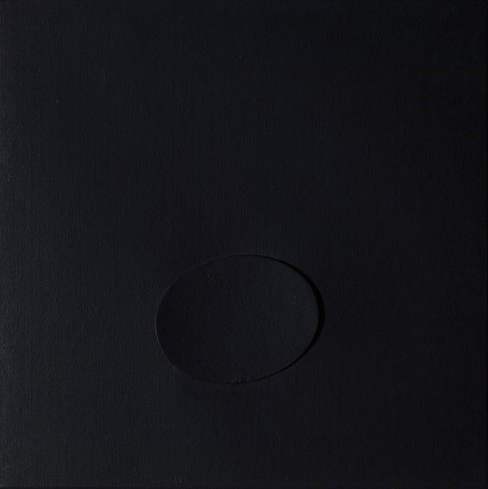 A black oval by Turi Simeti