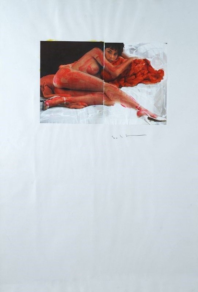 Without title by Mario Schifano