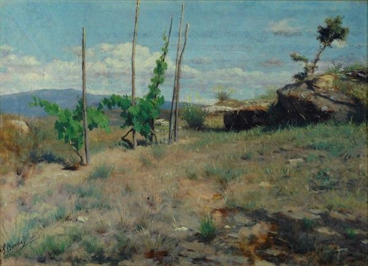Autumn Countryside (Landscape) by Luigi Bechi