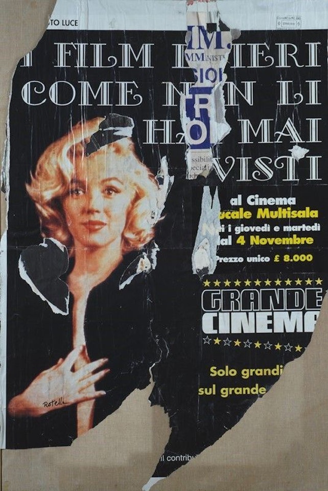 Marilyn"s great cinema by Mimmo Rotella
