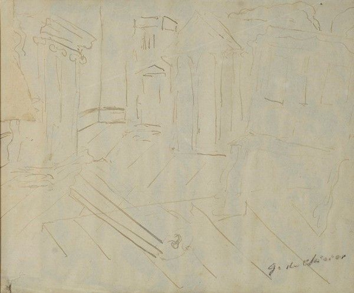Temples by Giorgio de Chirico