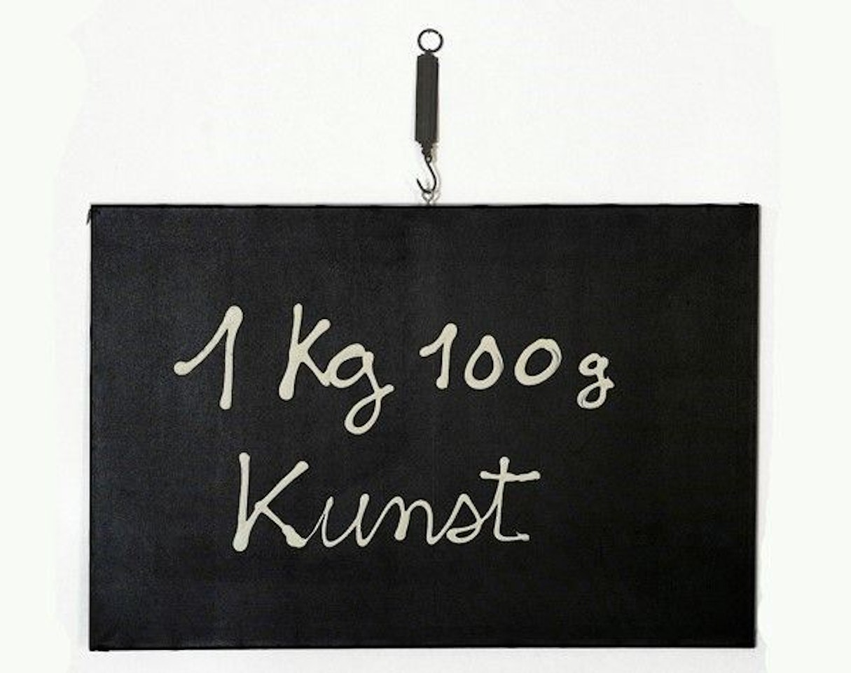 1 Kg 100g Kunst by Ben Vautier