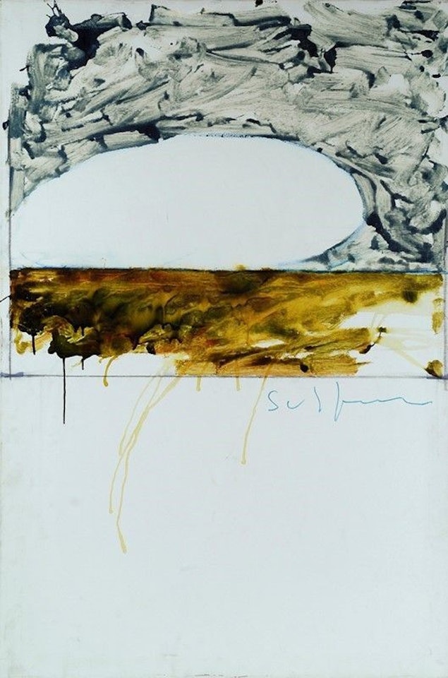 Anemic landscape by Mario Schifano