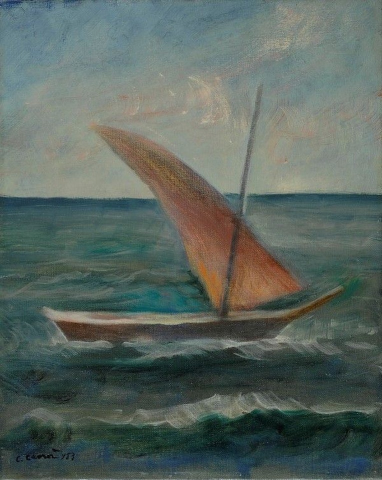 Red sail by Carlo Carra