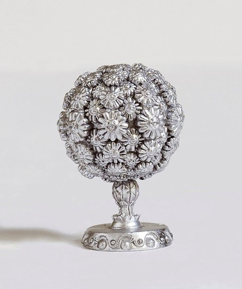 Flower Ball / Silver by Takashi Murakami