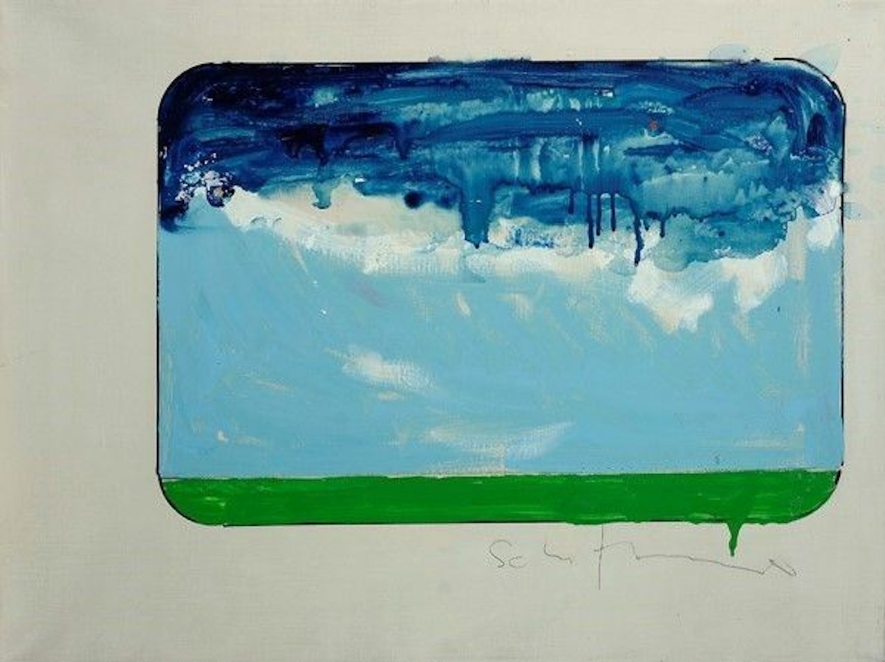 Anemic Landscape by Mario Schifano
