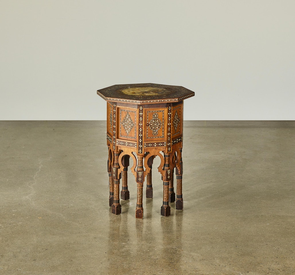 Octagonal Side Table by Carlo Bugatti