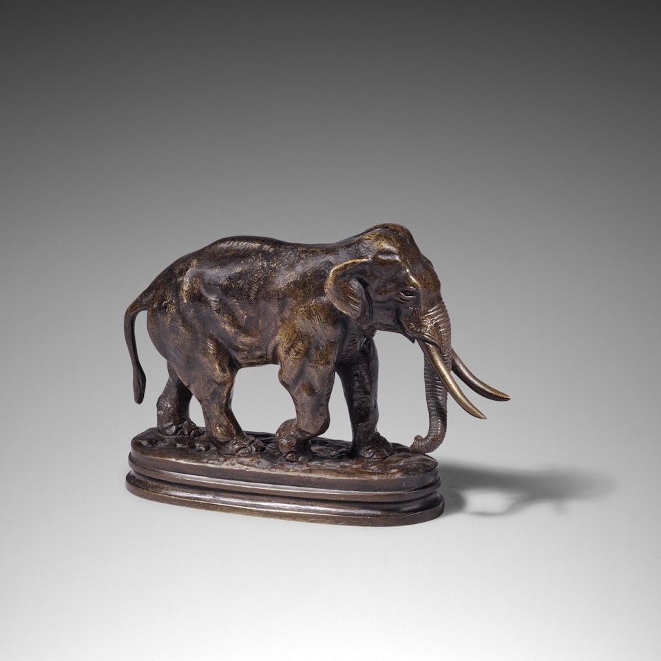 Elephant D"Asie by Antoine-Louis Barye