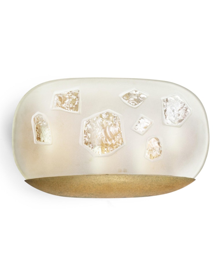 Rare Special Order Wall Light; model no. 2301 by Max Ingrand