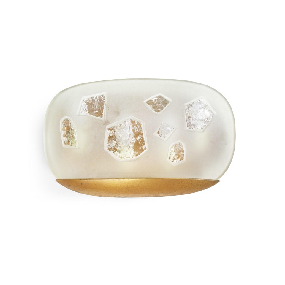 Rare Special Order Wall Light; model no. 2301 by Max Ingrand