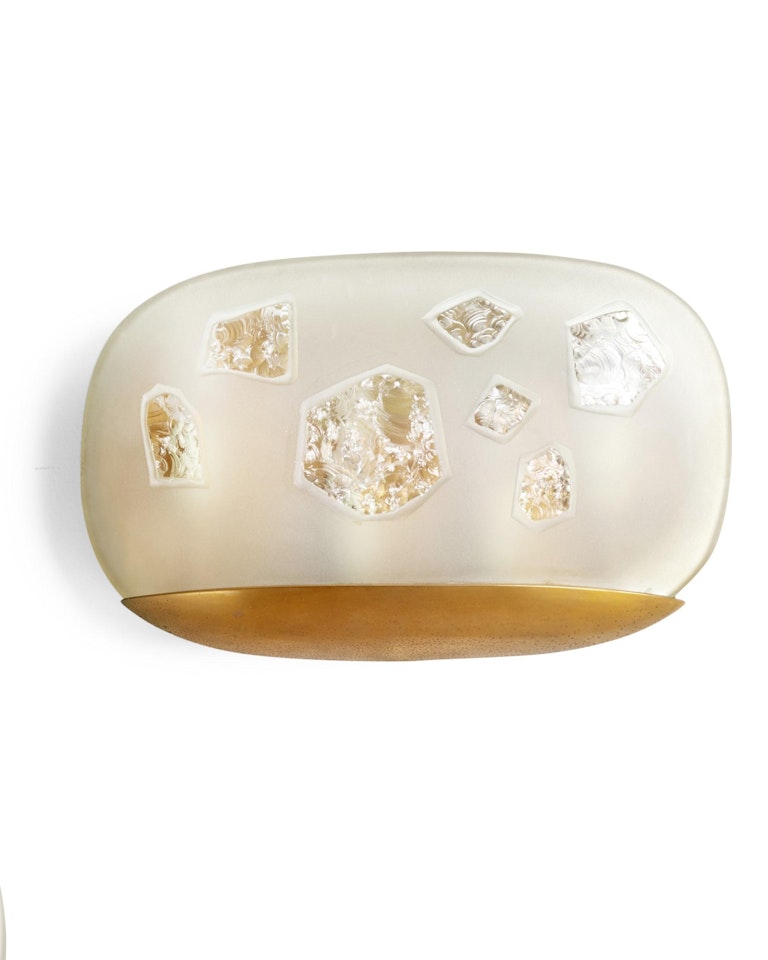 Rare Special Order Wall Light; model no. 2301 by Max Ingrand