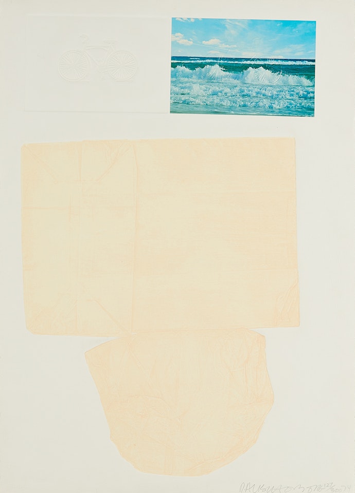 The Tramp. by Robert Rauschenberg