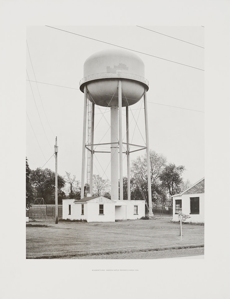 Wasserturm Greencastle, Pennsylvania, USA by Bernd & Hilla Becher