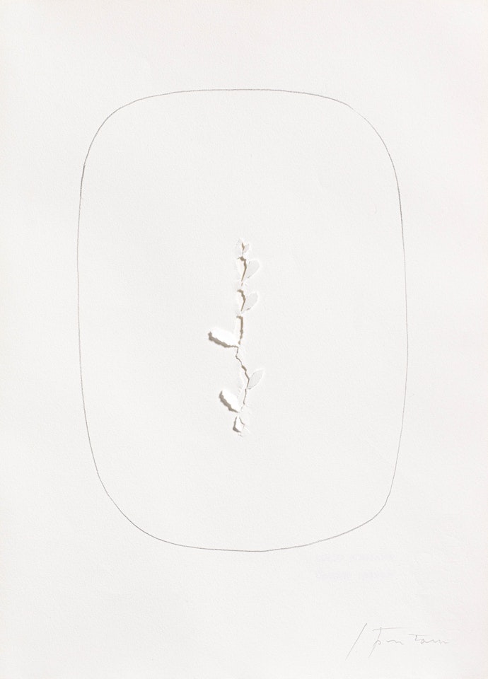 Untitled. From "Apocalissi e sedici traduzioni" by Lucio Fontana