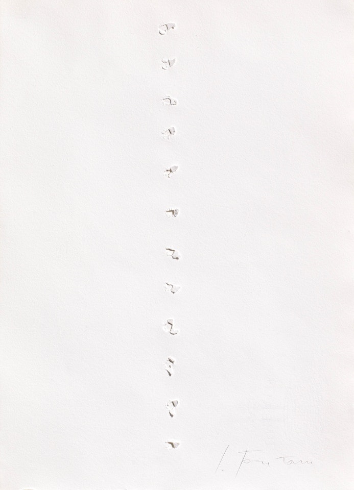 Untitled. From: "Apocalissi e sedici traduzioni". by Lucio Fontana