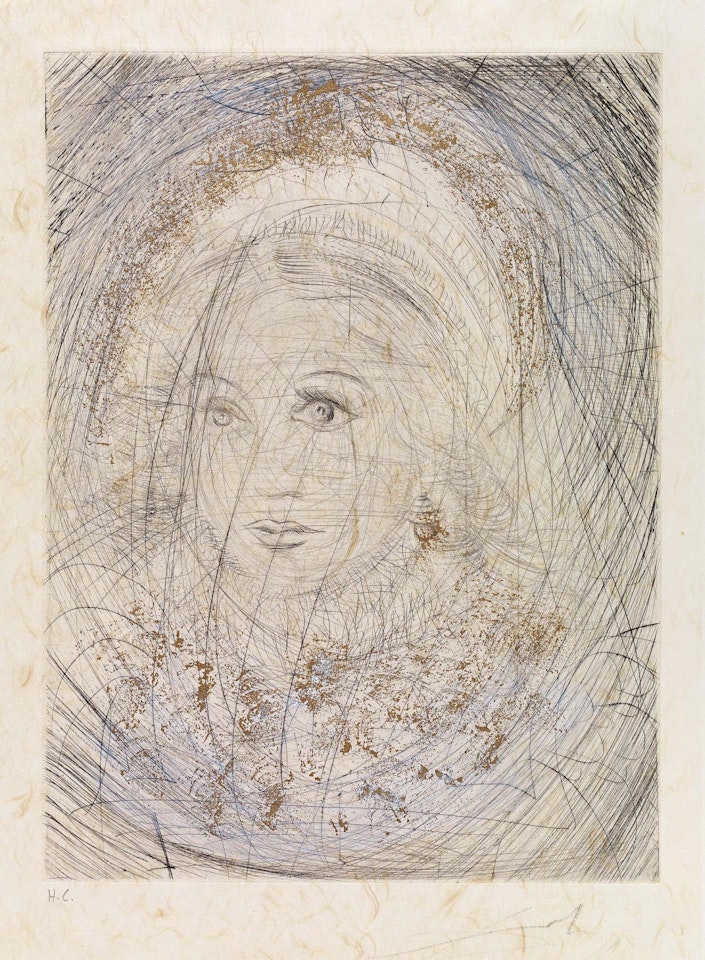 Portrait of Marguerite. by Salvador Dali