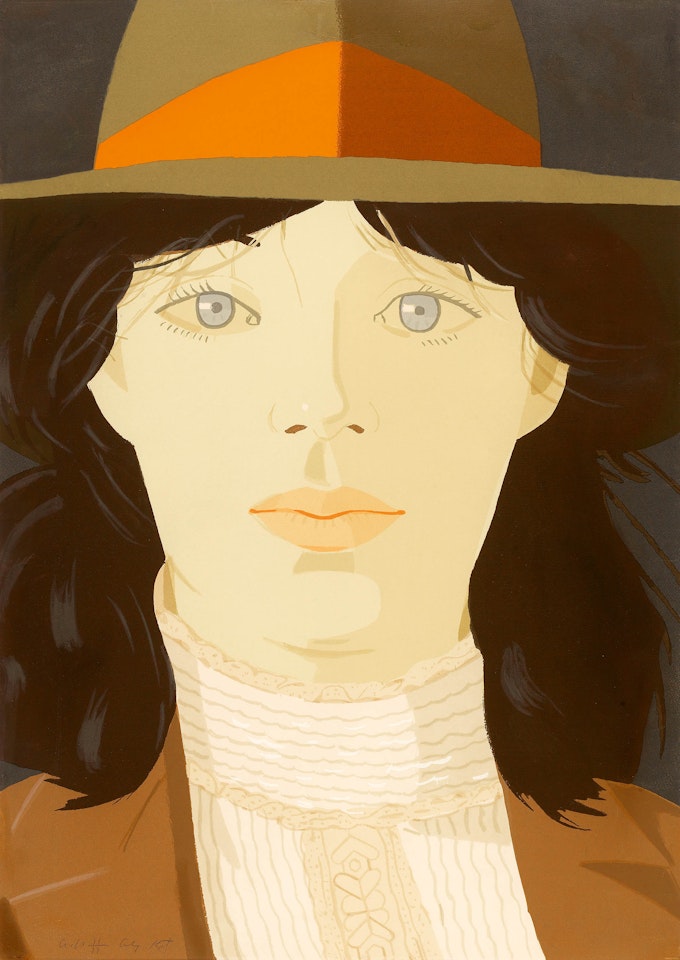 The orange Band. by Alex Katz