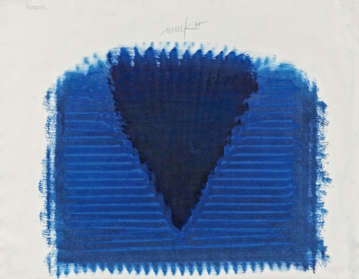 "Farbkeil". by Heinz Mack