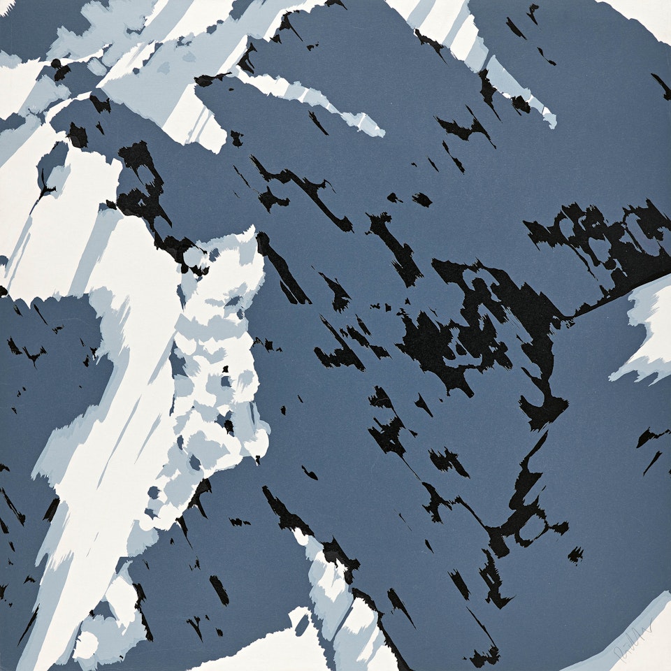 Schweizer Alpen (A1). by Gerhard Richter