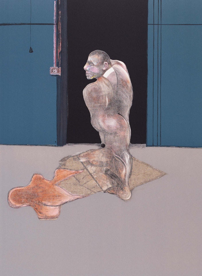 Etude for a portrait of John Edwards by Francis Bacon